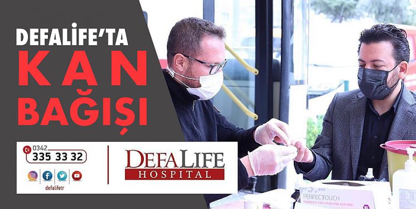 Defalife’ta kan bağışı 