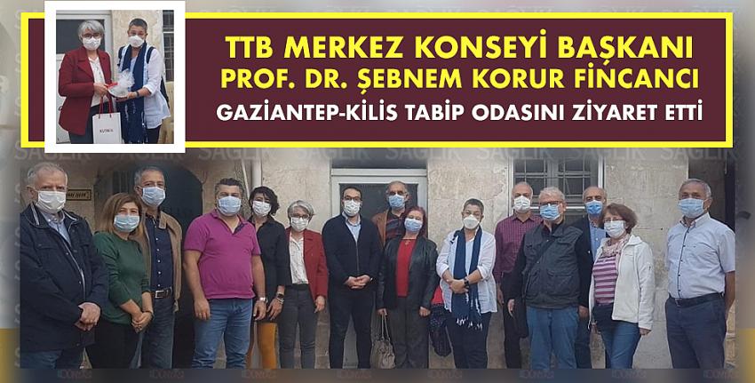 TTB Merkez Konsey Başkanı Fincancı Tabip Odasını Ziyaret etti.