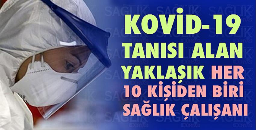 Kovid-19 tanısı alan yaklaşık her 10 kişiden biri sağlık çalışanı