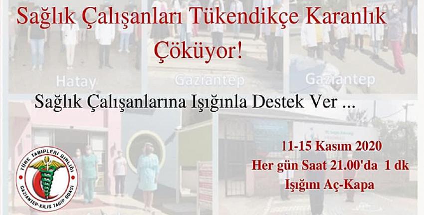 Sağlık Çalışanlarına Işığınla Destek Ver!