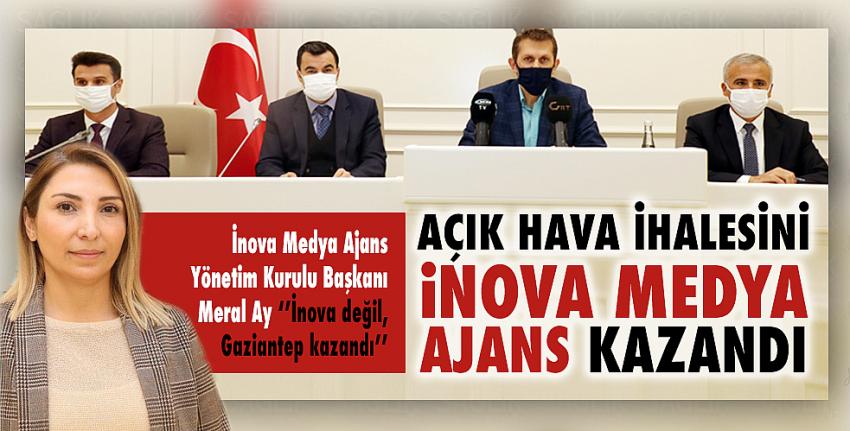 Açık hava ihalesini İnova Medya Ajans kazandı