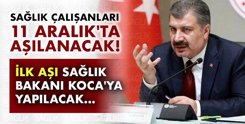 Sağlık çalışanları 11 Aralık