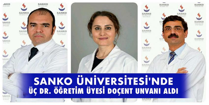 Sanko Üniversitesinde Akademik Yükselmeler