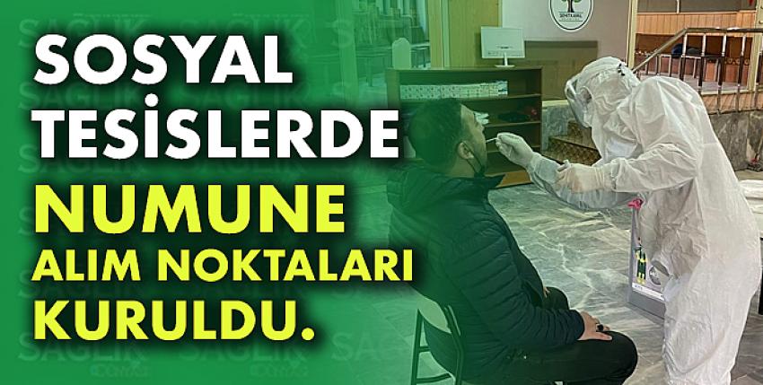 Sosyal Tesislerde Numune Alım Noktaları Kuruldu