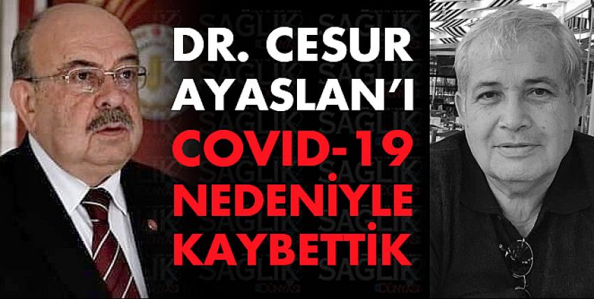 Dr. Cesur Ayaslan’ı Covıd-19 Nedeniyle Kaybettik