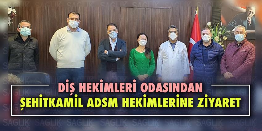 Diş Hekimleri Odasından Şehitkamil ADSM Hekimlerine Ziyaret