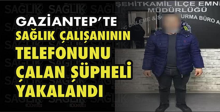 Sağlık çalışanının telefonunu çalan şüpheli yakalandı