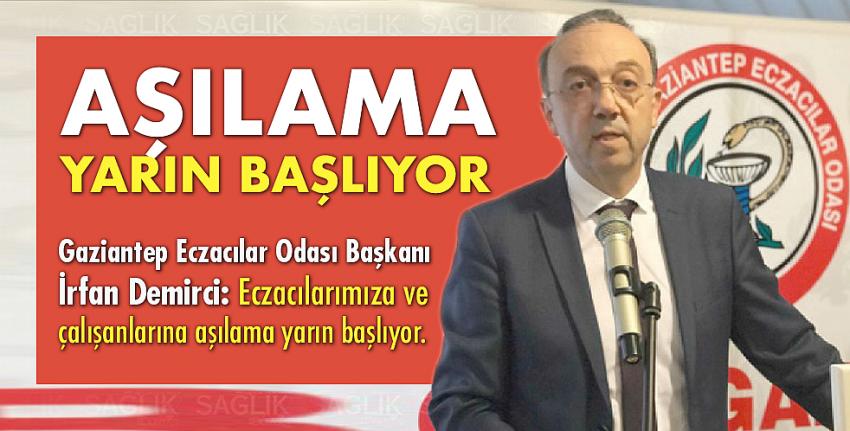 Aşılama Yarın Başlıyor.