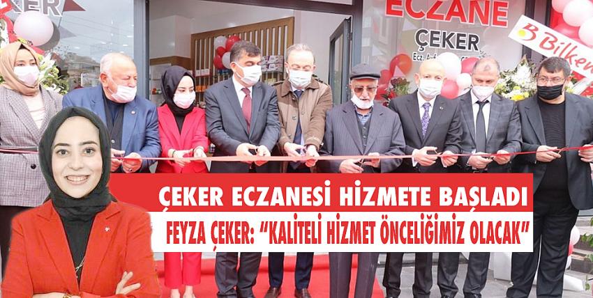 Çeker Eczanesi hizmete başladı