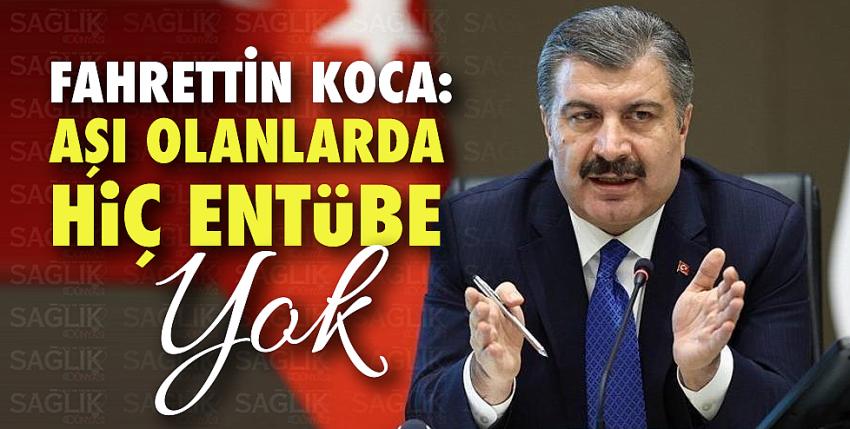 Uzmanlar ilk sonuçları değerlendirdi: Aşı olanlarda hiç entübe yok