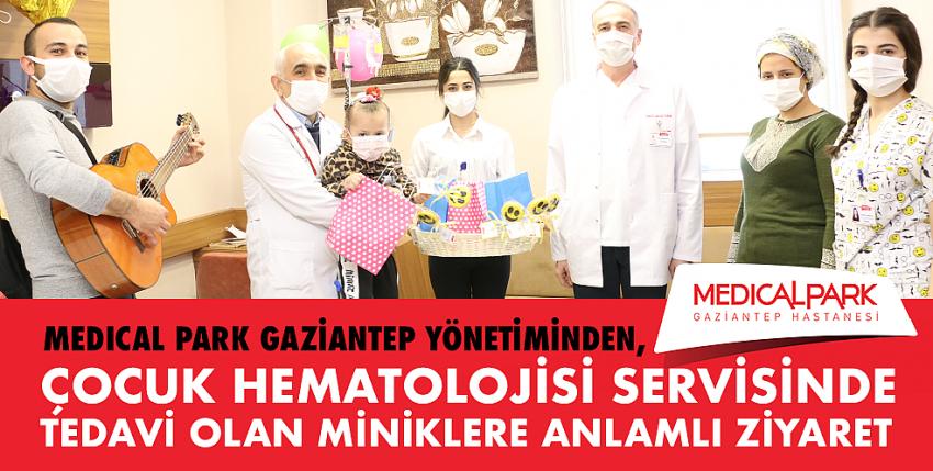 Medıcal Park Gaziantep Yönetiminden, Miniklere Anlamlı Ziyaret