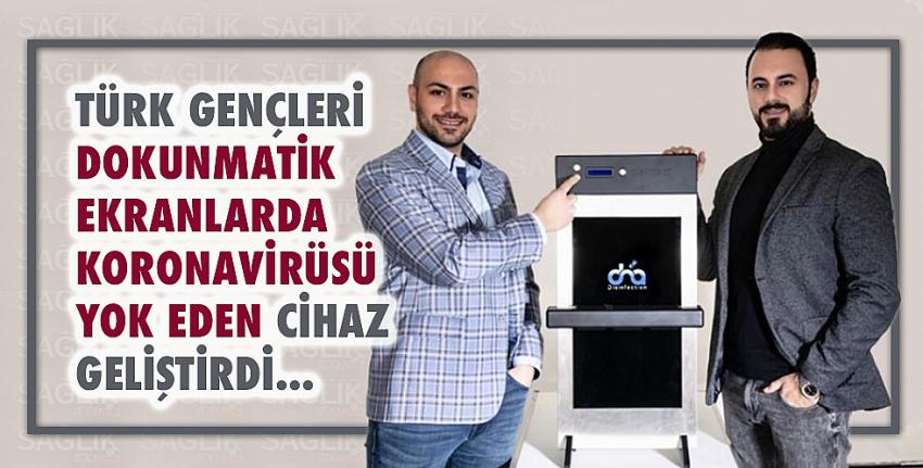 Türk Gençleri Dokunmatik Ekranlarda Koronavirüsü Yok Eden Cihaz Geliştirdi