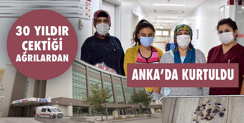 30 yıldır çektiği ağrılardan ameliyat ile kurtuldu