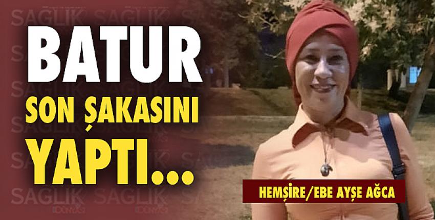 Batur son şakasını yaptı 