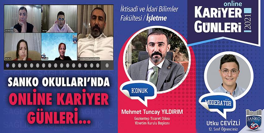 Sanko Okulları’nda Online Kariyer Günleri