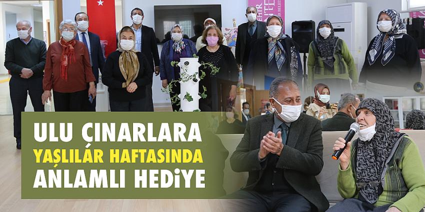 Ulu Çınarlara Yaşlılar Haftasında Anlamlı Hediye