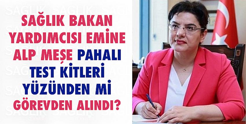 Sağlık Bakan Yardımcısı Emine Alp Meşe pahalı test kitleri yüzünden mi görevden alındı?