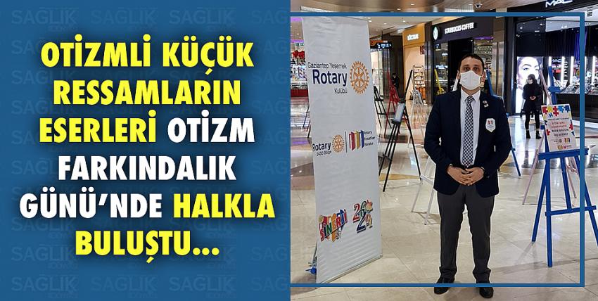 Otizmli Küçük Ressamların Eserleri Otizm Farkındalık Günü’nde Halkla Buluştu