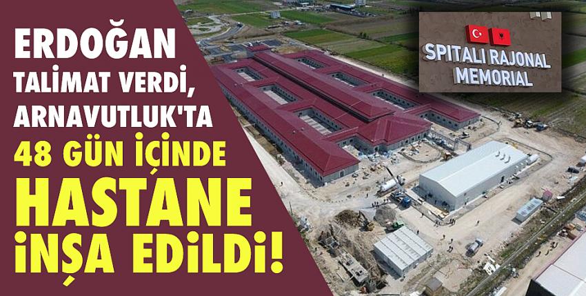 Erdoğan talimat verdi, Arnavutluk