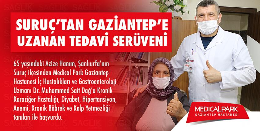 Suruç’tan Gaziantep’e Uzanan Tedavi Serüveni