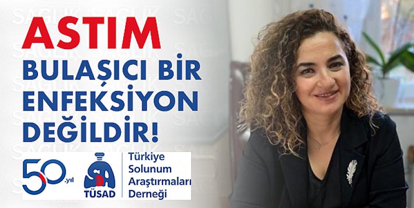 Astım bulaşıcı bir enfeksiyon değildir!