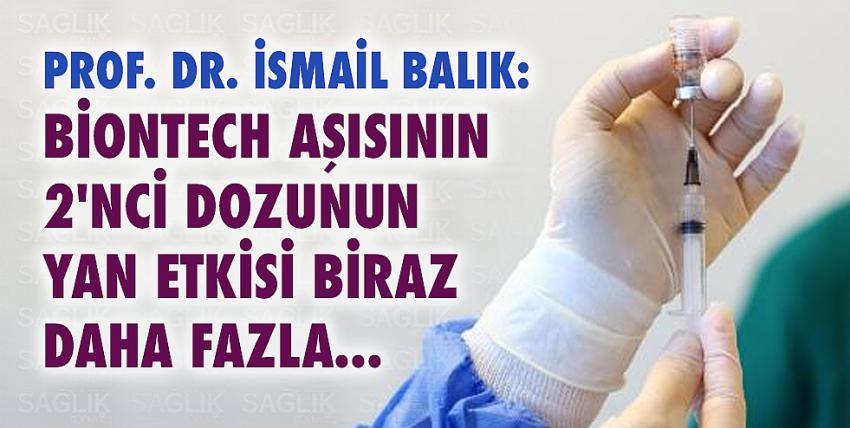 Prof. Dr. İsmail Balık: BioNTech aşısının 2