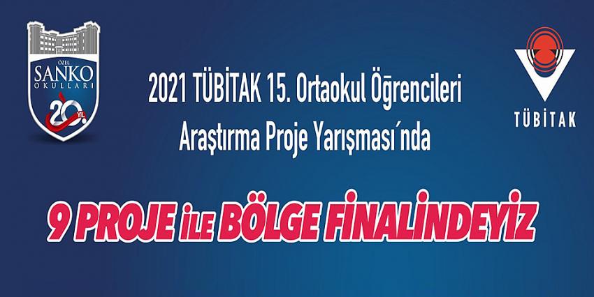 Sanko Ortaokulu Öğrencilerinin Dokuz Projesi Bölge Finalinde