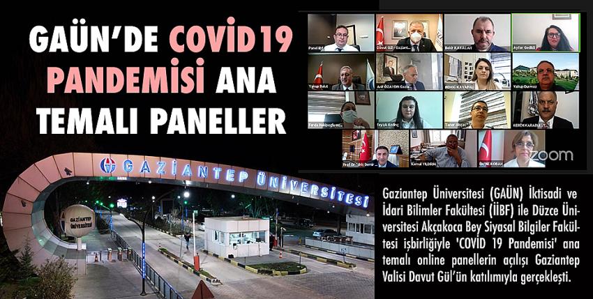 GAÜN’de Covid 19 Pandemisi Ana Temalı Paneller