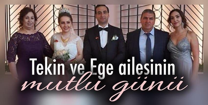 Tekin ve Ege ailesinin mutlu günü