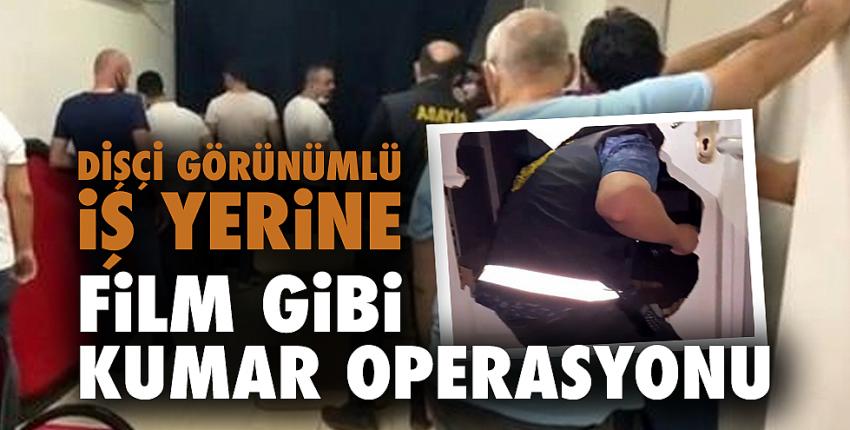 Dişçi Görünümlü Kumarhaneye Film Gibi Operasyon