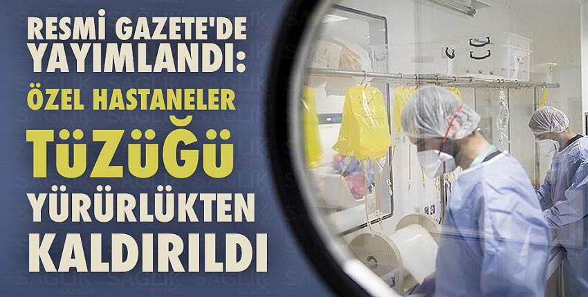 Radyoloji, Radyom ve Elektrikle Tedavi Müesseseleri Hakkında Nizamname yürürlükten kaldırıldı