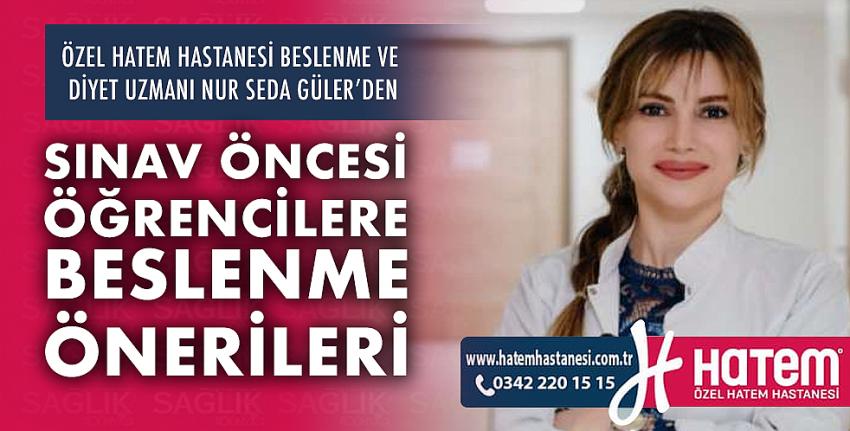 Uzmanlardan sınav öncesi öğrencilere beslenme önerileri