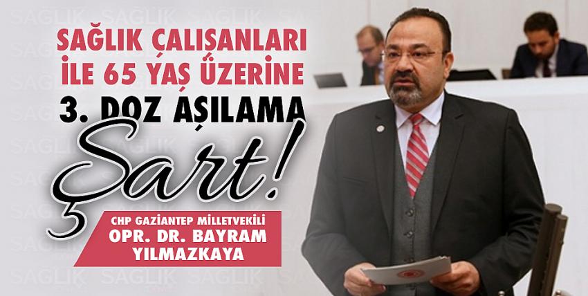 Sağlık Çalışanları İle 65 Yaş Üzerine 3. Doz Aşılama Şart!