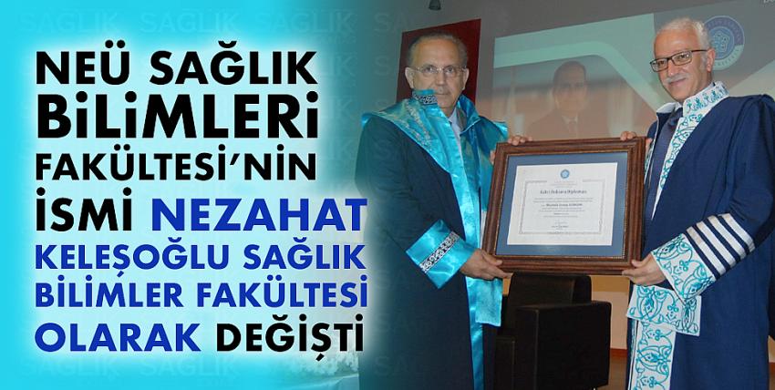Ahmet ve Nezahat Keleşoğlu vakfından Ahde-Vefa’ya teşekkür edildi.