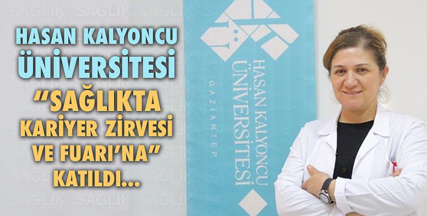 Hasan Kalyoncu Üniversitesi “Sağlıkta Kariyer Zirvesi ve Fuarı’na” katıldı