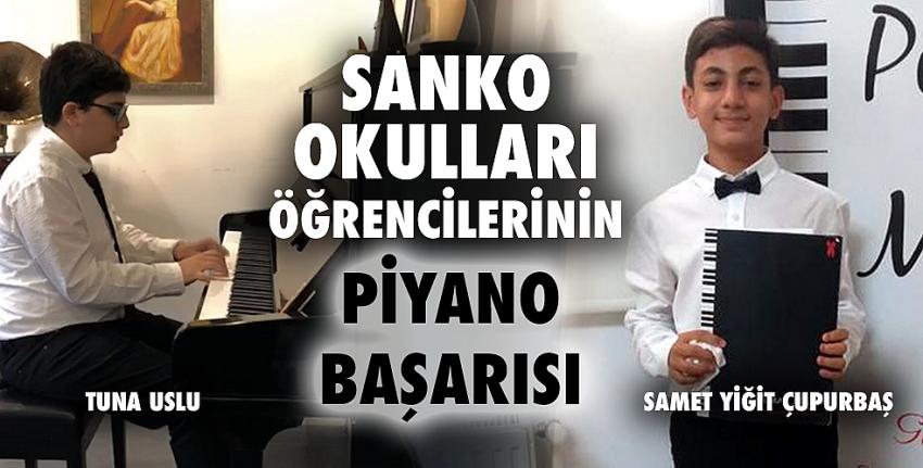 SANKO Okulları Öğrencilerinin Piyano Başarısı