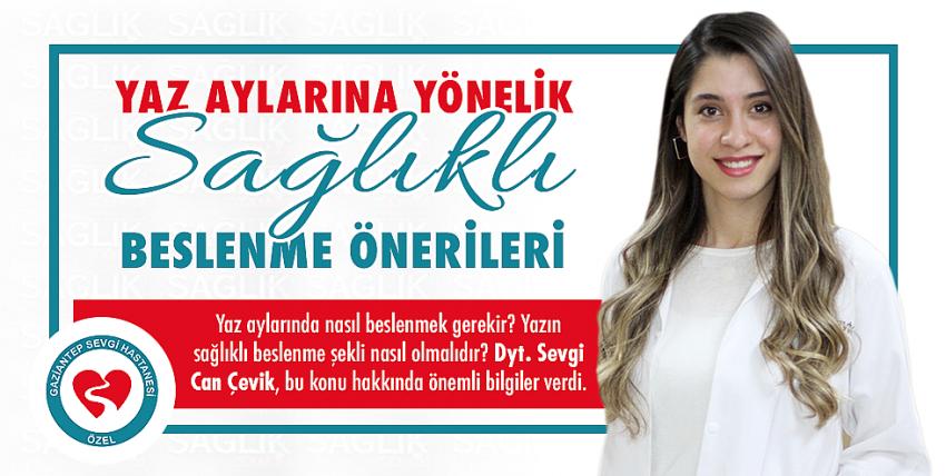 Yaz Aylarına Yönelik Sağlıklı Beslenme Önerileri 