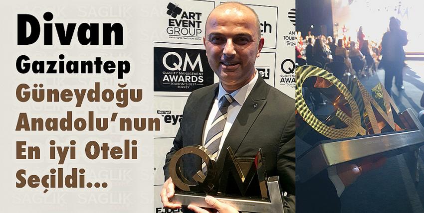 Divan Gaziantep Güneydoğu Anadolu’nun En iyi Oteli Seçildi