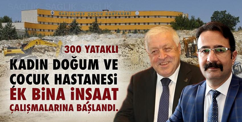 Kadın Doğum ve Çocuk Hastanesi ek bina inşaat çalışmalarına başlandı. 