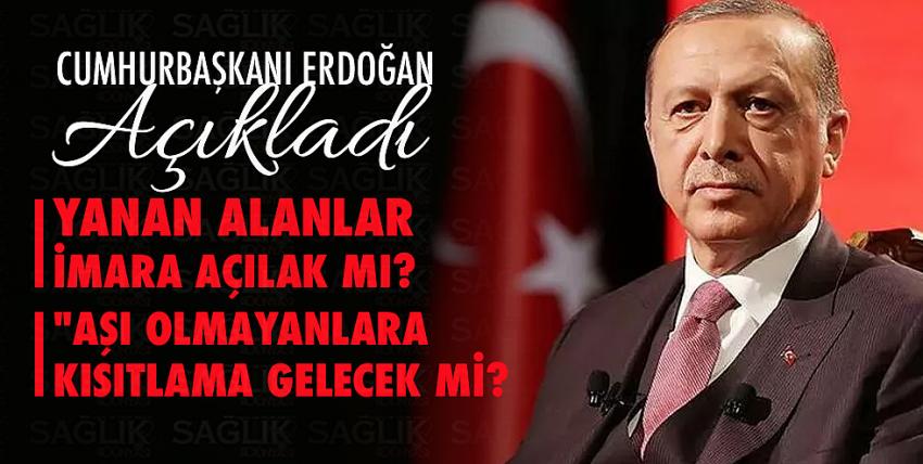 Cumhurbaşkanı Erdoğan gündemdeki konuları değerlendirdi!