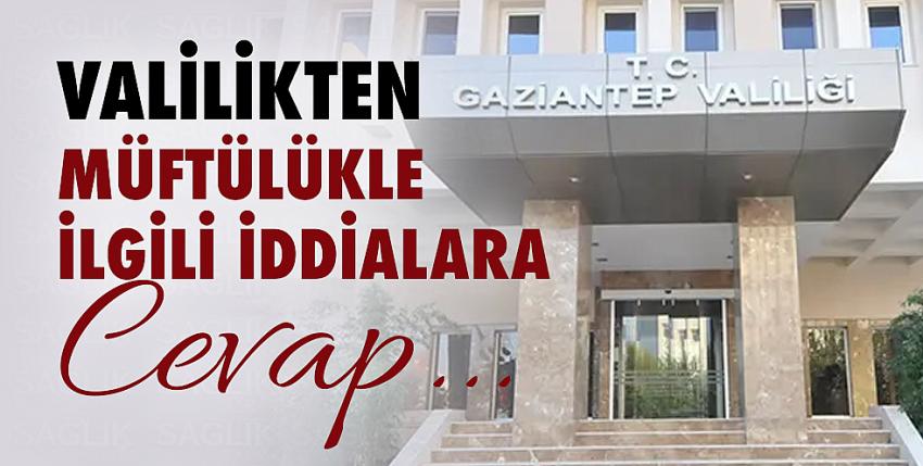 Valilikten Müftülükle İlgili İddialara Cevap...