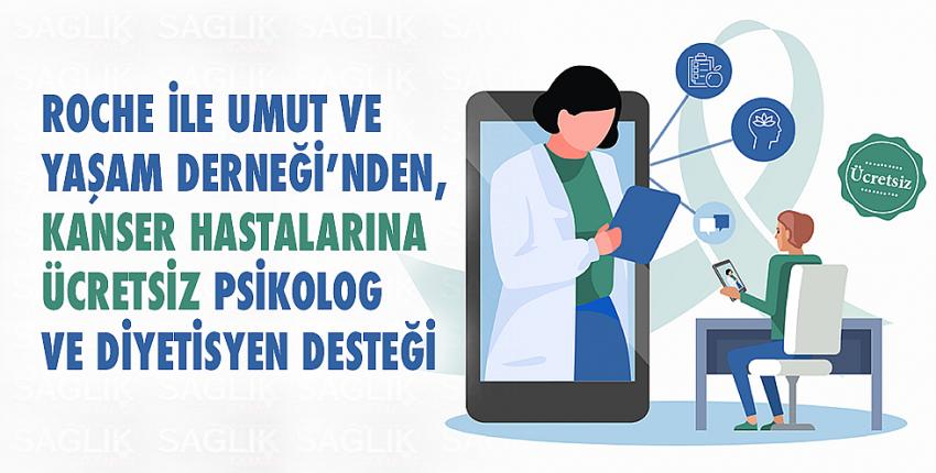 Roche İle Umut Ve Yaşam Derneği’nden, Kanser Hastalarına Ücretsiz Psikolog Ve Diyetisyen Desteği 