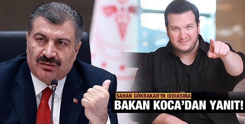 Şahan Gökbakar’ın aşı açıklamalarına Sağlık Bakanı