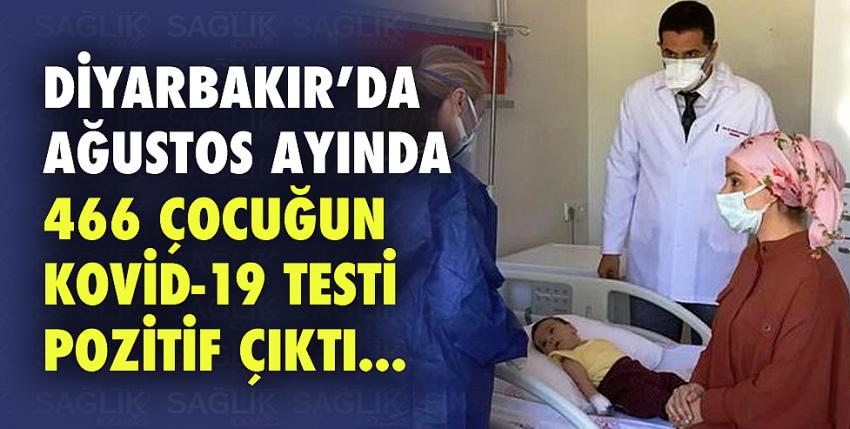  Ağustos ayında 466 çocuğun Kovid-19 testi pozitif çıktı