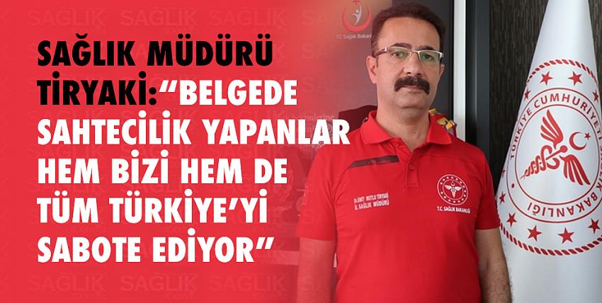 Tiryaki:’’Belgede Sahtecilik Yapanlar Ağır Cezalara Çarptırılacak’’