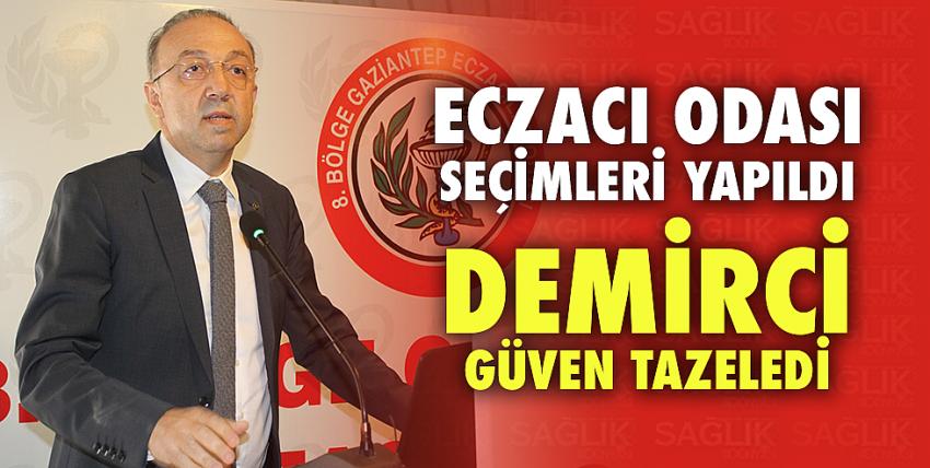 Eczacı Odası Seçimleri yapıldı, Demirci güven tazeledi...