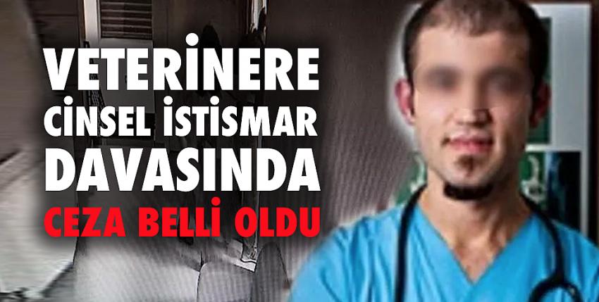 Veterinere cinsel istismar davasında ceza belli oldu!