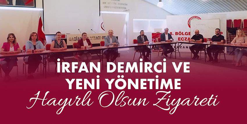 İrfan Demirci ve yeni yönetime hayırlı olsun ziyareti