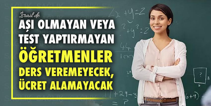 Aşı olmayan öğretmenlere maaş kesintisi uygulanacak!