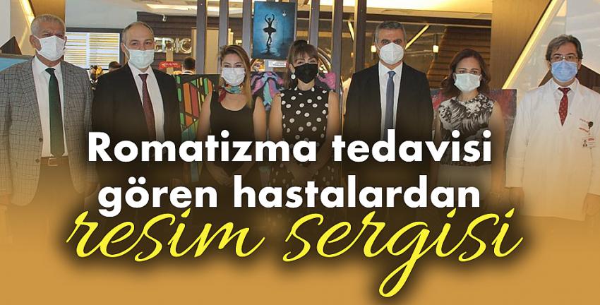 Romatizma tedavisi gören hastalardan resim sergisi